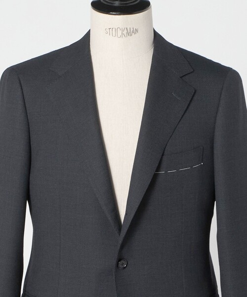 極美品　ユナイテッドアローズ　ストレッチイージースーツ　ダークグレー　48 極美品 ユナイテッドアローズ ストレッチイージースーツ ダークグレー