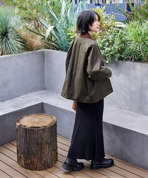 FREAK'S STORE（フリークスストア）の「＜新色追加＞ リブマーメイドスカート/ニットスカート（スカート・レディース・グレー/ブラック/レッド/ネイビー/ブラウン・ﾌﾘ-）」の20枚目の写真