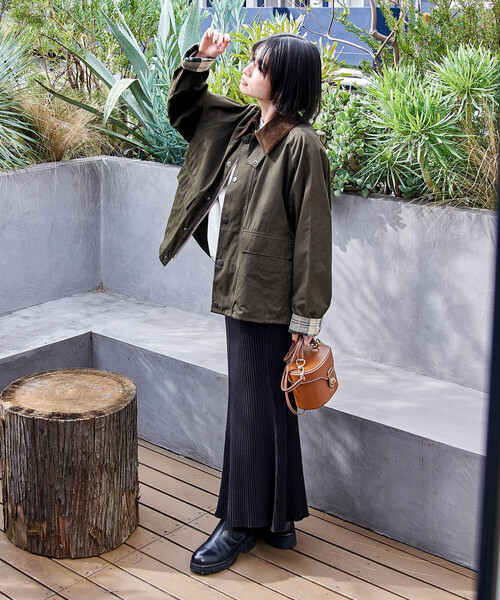 FREAK'S STORE（フリークスストア）の「＜新色追加＞ リブマーメイドスカート/ニットスカート（スカート・レディース・グレー/ブラック/レッド/ネイビー/ブラウン・ﾌﾘ-）」の22枚目の写真