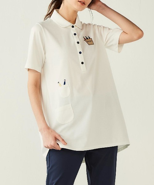 半袖冷感ポロチュニック（ポロシャツ）｜Picone CLUB（ピッコーネ