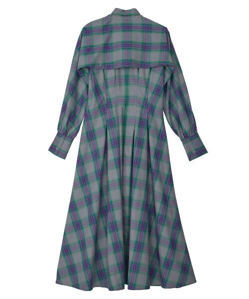 3WAY OMBRE CHECK FLARE DRESS（ワンピース）｜Ameri（アメリ）の