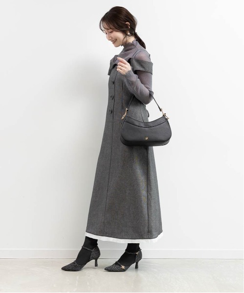 セール】パンプスライクニットドッキングブーツ（ブーツ）｜RANDA