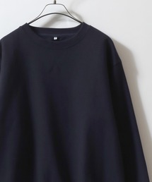 Organic Cotton Brushed-Fleece Sweatshirt / オーガニックコットン 裏起毛 スウェット トレーナー メンズ レディース トップス 無地 秋冬