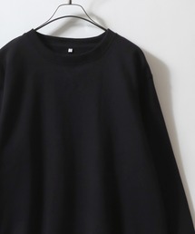 Organic Cotton Brushed-Fleece Sweatshirt / オーガニックコットン 裏起毛 スウェット トレーナー メンズ レディース トップス 無地 秋冬