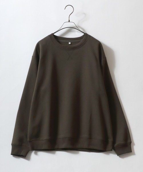 ANPAS(アンパス)の「Organic Cotton Fleece Lining SweatShirt/オーガニックコットン 裏起毛 スウェット トレーナー メンズ レディース(スウェット・メンズ・ホワイト/マスタード/ネイビー/ブラック/オリーブ/グレー/アッシュブラウン/ブルー・M/L/LL)」の13枚目の写真