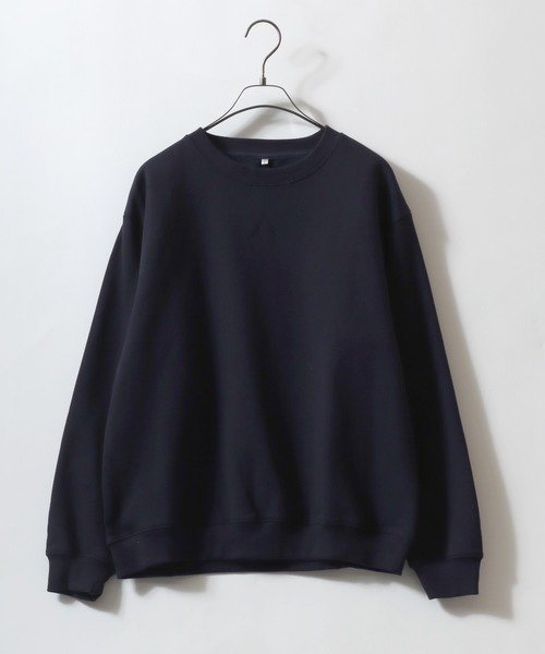 ANPAS(アンパス)の「Organic Cotton Fleece Lining SweatShirt/オーガニックコットン 裏起毛 スウェット トレーナー メンズ レディース(スウェット・メンズ・ホワイト/マスタード/ネイビー/ブラック/オリーブ/グレー/アッシュブラウン/ブルー・M/L/LL)」の14枚目の写真