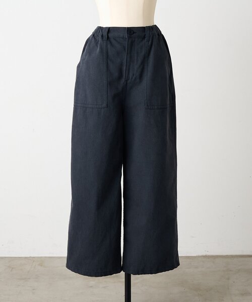 BEARDSLEY（ビアズリー）の「《15 quinze》コットンウォッシュパンツ（その他パンツ・レディース・ホワイト/ブラック・FREE）」の11枚目の写真