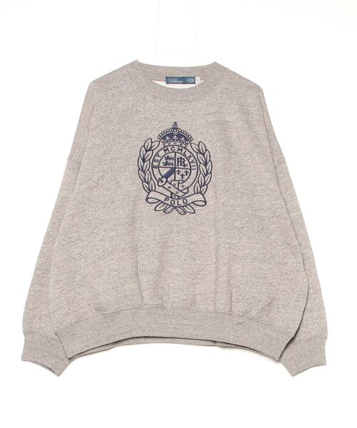 エンブロイダリークレスト フリース クルーネック（Tシャツ/カットソー