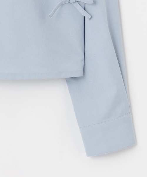 by LOVEiT（バイラビット）の「タイつきリボンブラウス（シャツ/ブラウス・キッズ・オフホワイト/ブルー・140cm/150cm/120cm/130cm/160cm）」の15枚目の写真