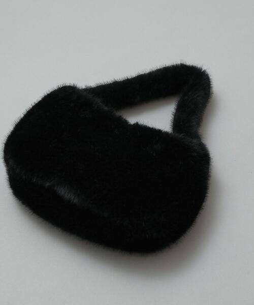 セール】【CLASSY.12月号掲載】コンパクトフェイクファーバッグ