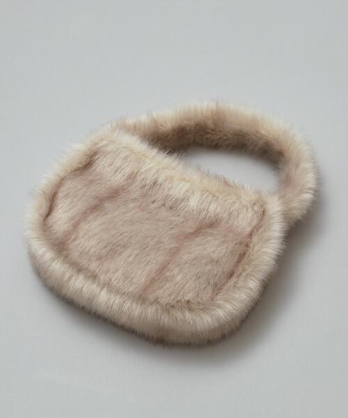 セール】【CLASSY.12月号掲載】コンパクトフェイクファーバッグ