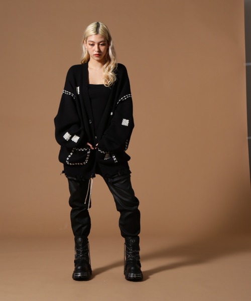 DankeSchon/ダンケシェーン/HAND STITCH KNIT CARDIGAN（カーディガン