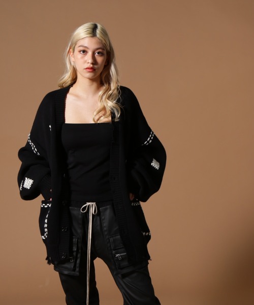 DankeSchon/ダンケシェーン/HAND STITCH KNIT CARDIGAN（カーディガン