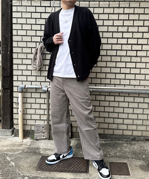 ARCADE(アーケード)の「ルーズストレートデニムパンツ ジーンズ ビンテージウォッシュ -ARCADE Limited Line-(デニムパンツ・メンズ・ブラック/ライトブルー/チャコールグレー/ブルー・M/L/XL)」の17枚目の写真