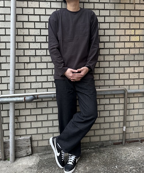 ARCADE(アーケード)の「ルーズストレートデニムパンツ ジーンズ ビンテージウォッシュ -ARCADE Limited Line-(デニムパンツ・メンズ・ブラック/ライトブルー/チャコールグレー/ブルー・M/L/XL)」の18枚目の写真