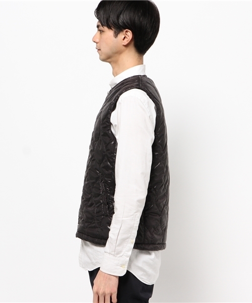 ikka（イッカ）の「リップストップインナーベスト（ダウンベスト・メンズ・ブラック/オリーブ・LARGE/MEDIUM/X-LARGE）」の7枚目の写真