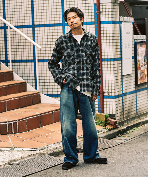 417 EDIFICE（フォーワンセブンエディフィス）の「ブークレチェック C.P.Oシャツ（シャツ/ブラウス・メンズ・ブラック/グリーン/レッド/ピンク・MEDIUM/LARGE）」の15枚目の写真