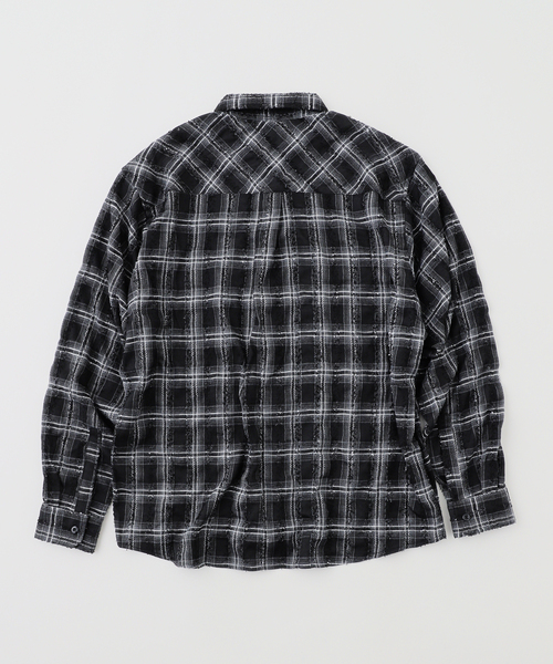 417 EDIFICE（フォーワンセブンエディフィス）の「ブークレチェック C.P.Oシャツ（シャツ/ブラウス・メンズ・ブラック/グリーン/レッド/ピンク・MEDIUM/LARGE）」の8枚目の写真