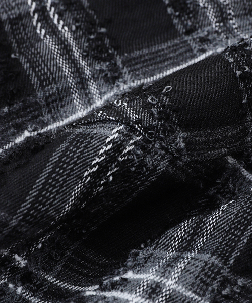 417 EDIFICE（フォーワンセブンエディフィス）の「ブークレチェック C.P.Oシャツ（シャツ/ブラウス・メンズ・ブラック/グリーン/レッド/ピンク・MEDIUM/LARGE）」の11枚目の写真