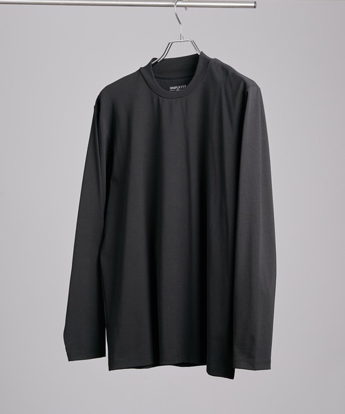B.C STOCK（ベーセーストック）の「ドレス ロングスリーブTシャツ（Tシャツ/カットソー・メンズ・ホワイト/チャコールグレー/ブラック・SMALL/MEDIUM/LARGE）」の3枚目の写真