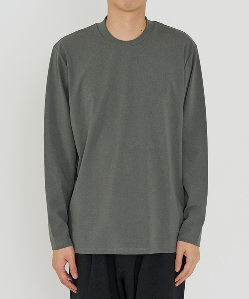 B.C STOCK（ベーセーストック）の「ドレス ロングスリーブTシャツ（Tシャツ/カットソー・メンズ・ホワイト/チャコールグレー/ブラック・SMALL/MEDIUM/LARGE）」の11枚目の写真