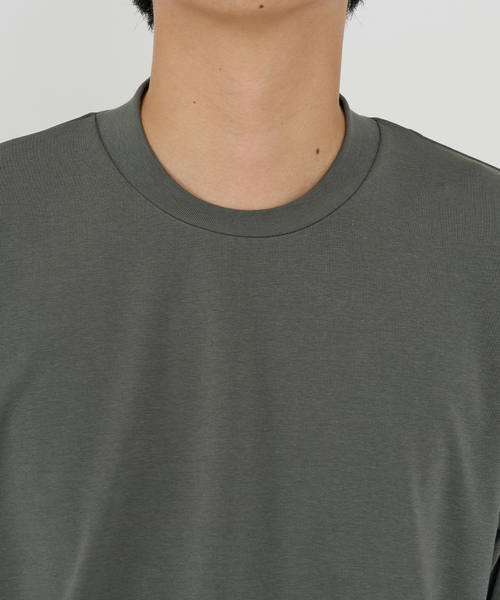 B.C STOCK（ベーセーストック）の「ドレス ロングスリーブTシャツ（Tシャツ/カットソー・メンズ・ホワイト/チャコールグレー/ブラック・SMALL/MEDIUM/LARGE）」の8枚目の写真