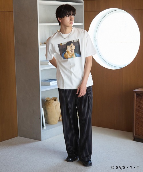 PAGEBOY（ページボーイ）の「【UNISEX/ 名探偵コナン】小五郎のおっちゃんTシャツ（Tシャツ/カットソー・レディース・オフホワイト/ブラック・FREE）」の6枚目の写真