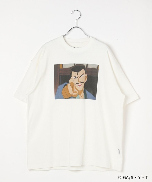 PAGEBOY（ページボーイ）の「【UNISEX/ 名探偵コナン】小五郎のおっちゃんTシャツ（Tシャツ/カットソー・レディース・オフホワイト/ブラック・FREE）」の13枚目の写真