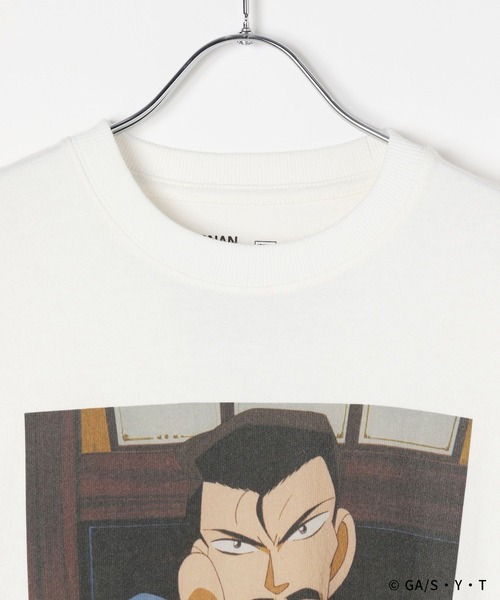 PAGEBOY（ページボーイ）の「【UNISEX/ 名探偵コナン】小五郎のおっちゃんTシャツ（Tシャツ/カットソー・レディース・オフホワイト/ブラック・FREE）」の14枚目の写真