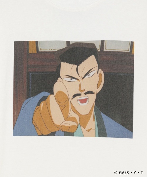 PAGEBOY（ページボーイ）の「【UNISEX/ 名探偵コナン】小五郎のおっちゃんTシャツ（Tシャツ/カットソー・レディース・オフホワイト/ブラック・FREE）」の18枚目の写真