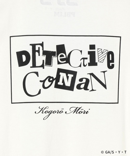 PAGEBOY（ページボーイ）の「【UNISEX/ 名探偵コナン】小五郎のおっちゃんTシャツ（Tシャツ/カットソー・レディース・オフホワイト/ブラック・FREE）」の21枚目の写真