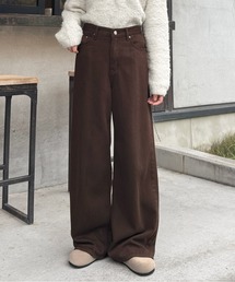 LE MORE（リモア）の「ルーズカラーデニム（デニムパンツ）」