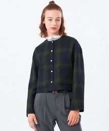 MACKINTOSH PHILOSOPHY チェック柄ジャケット 40 セール】 ギンガムチェックダブルブレストジャケット （ノー