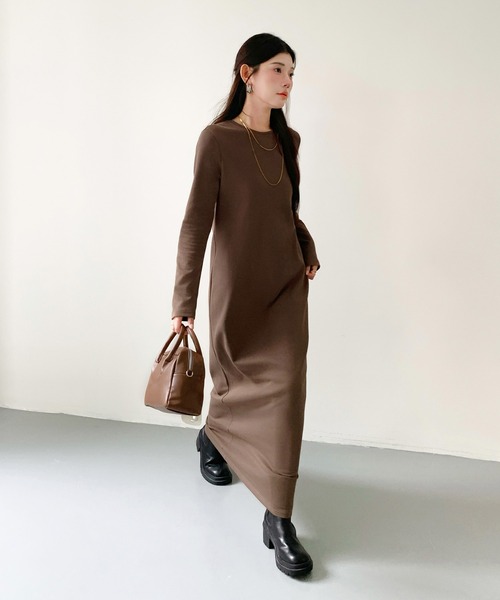 セール】【選べる丈感】ベーシックマキシワンピース（ワンピース）｜by