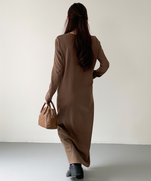 セール】【選べる丈感】ベーシックマキシワンピース（ワンピース）｜by