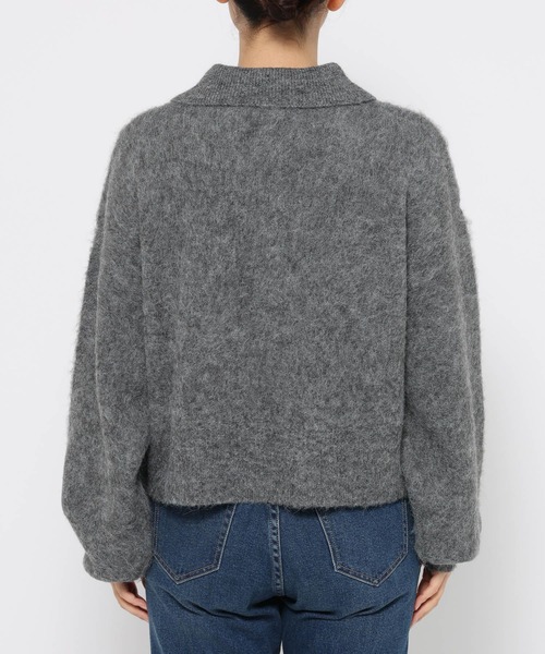 LOWRYS FARM（ローリーズファーム）の「ポロニットプルオーバーＬＳ　596335（ニット/セーター・レディース・ブラウン/グレー/アイボリー/ピンク・FREE）」の7枚目の写真