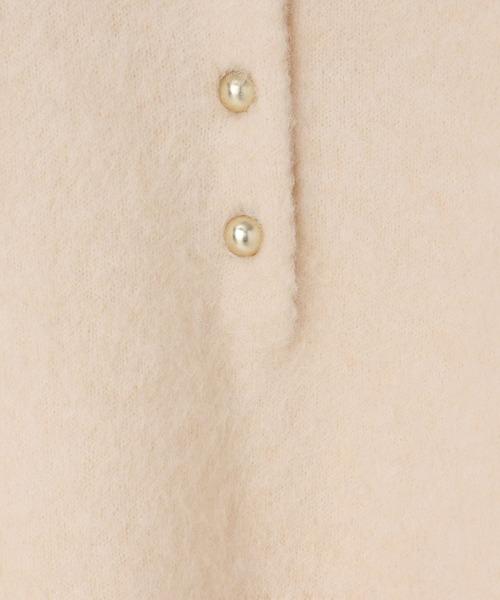 LOWRYS FARM（ローリーズファーム）の「ポロニットプルオーバーＬＳ　596335（ニット/セーター・レディース・ブラウン/グレー/アイボリー/ピンク・FREE）」の14枚目の写真