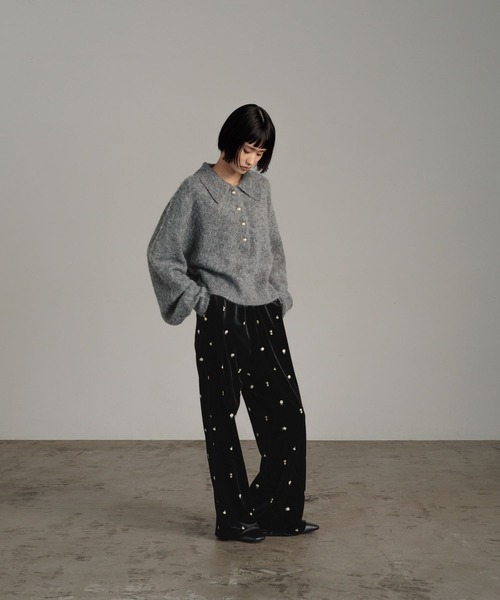 セール】ポロニットプルオーバーLS 596335（ニット/セーター