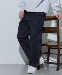 【Dickies】TCツイル/デニム ワイドストレート