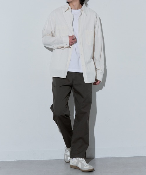 Dickies(ディッキーズ)の「【Dickies】TCツイル/デニム ワイドストレート(チノパンツ・メンズ・ベージュ/ブルー系その他/ブラック系1/カーキ/ブラック/チャコールグレー・M/L/LL)」の14枚目の写真