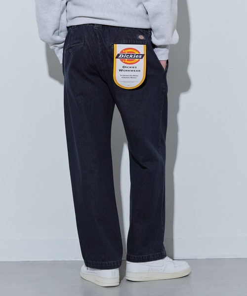 Dickies(ディッキーズ)の「【Dickies】TCツイル/デニム ワイドストレート(チノパンツ・メンズ・ベージュ/ブルー系その他/ブラック系1/カーキ/ブラック/チャコールグレー・M/L/LL)」の9枚目の写真
