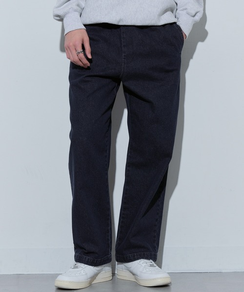 Dickies(ディッキーズ)の「【Dickies】TCツイル/デニム ワイドストレート(チノパンツ・メンズ・ベージュ/ブルー系その他/ブラック系1/カーキ/ブラック/チャコールグレー・M/L/LL)」の12枚目の写真
