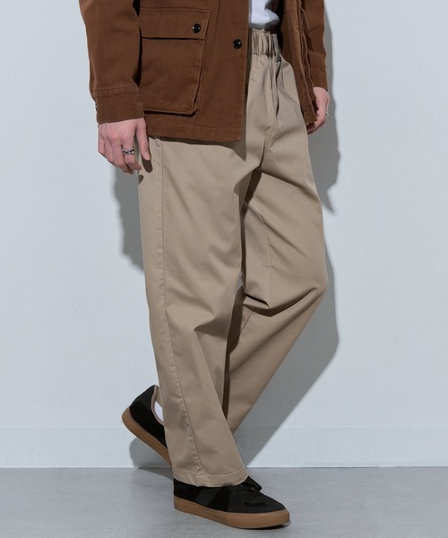 Dickies(ディッキーズ)の「【Dickies】TCツイル/デニム ワイドストレート(チノパンツ・メンズ・ベージュ/ブルー系その他/ブラック系1/カーキ/ブラック/チャコールグレー・M/L/LL)」の21枚目の写真