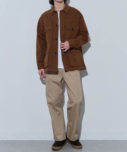 Dickies(ディッキーズ)の「【Dickies】TCツイル/デニム ワイドストレート(チノパンツ・メンズ・ベージュ/ブルー系その他/ブラック系1/カーキ/ブラック/チャコールグレー・M/L/LL)」の20枚目の写真