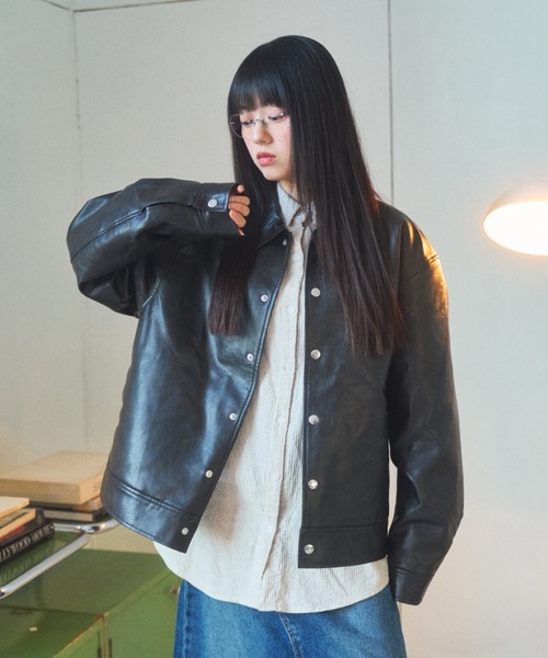 Elanque レザージャケット　Mサイズ　新品 レザージャケット（その他アウター）｜Elanque（エランク）の