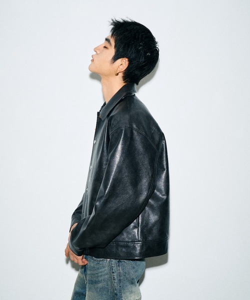 Elanque（エランク）の「short length coach jacket / ショート 