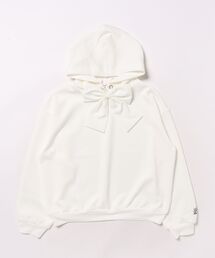 PINKHUNT（ピンクハント）の「PINKHUNT ピンクハント ビッグサテンリボンパーカー 0966K（パーカー・キッズ）」