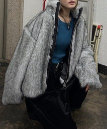 PAGEBOY | ZIPUPキャットファーブルゾン(ブルゾン)