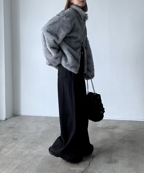 がぶばてページ ZIPUPキャットファーブルゾン（ブルゾン）｜PAGEBOY（ページボーイ）の