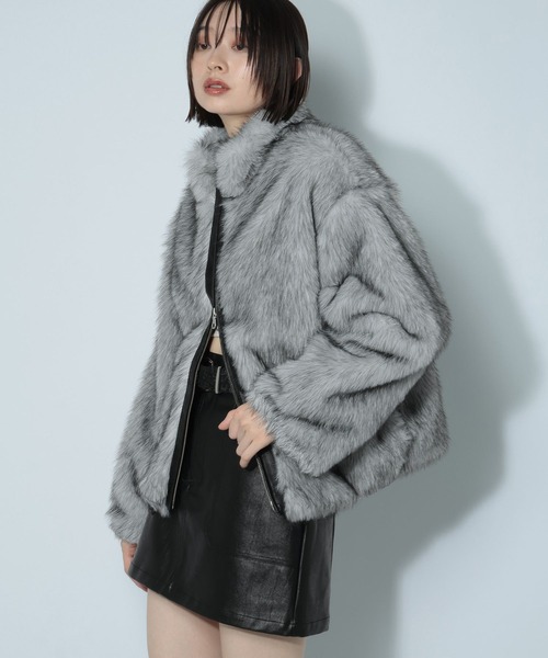 12/16まで PAGEBOY ZIPUPキャットファーブルゾン セール】ZIPUPキャットファーブルゾン（ブルゾン）｜PAGEBOY（ページ